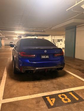 Blue 2019 BMW M5 Base