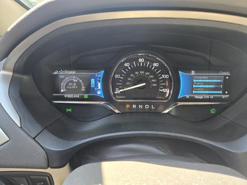 Red 2017 Lincoln MKZ Hybrid Reserve