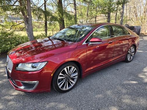 Red 2017 Lincoln MKZ Hybrid Reserve