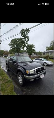 Black 2004 Toyota Tacoma PreRunner Double Cab