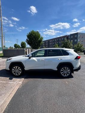 White 2021 Toyota RAV4 XLE Premium