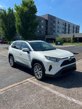 White 2021 Toyota RAV4 XLE Premium