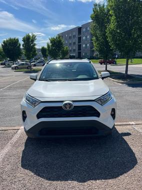 White 2021 Toyota RAV4 XLE Premium