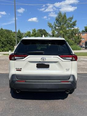 White 2021 Toyota RAV4 XLE Premium