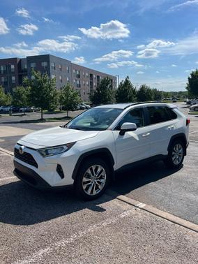 White 2021 Toyota RAV4 XLE Premium