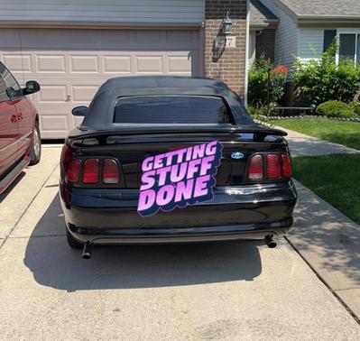 Black 1994 Ford Mustang GT