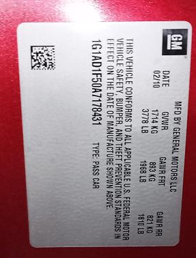 2010 Chevrolet Cobalt LT