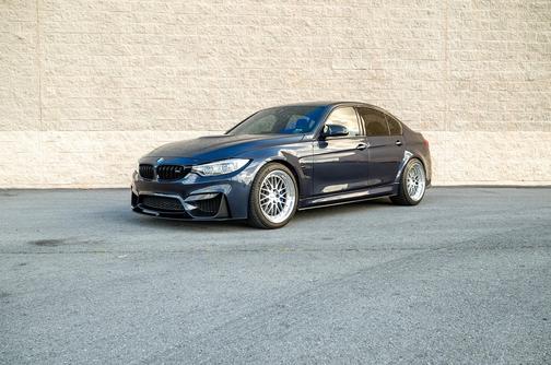 Blue 2017 BMW M3 Base