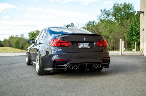 Blue 2017 BMW M3 Base
