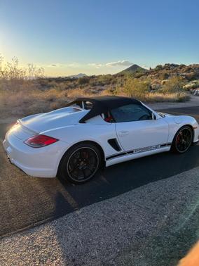 White 2012 Porsche Boxster Spyder