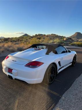 White 2012 Porsche Boxster Spyder