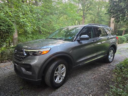 Gray 2023 Ford Explorer XLT