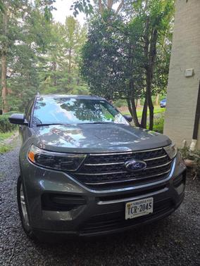 Gray 2023 Ford Explorer XLT
