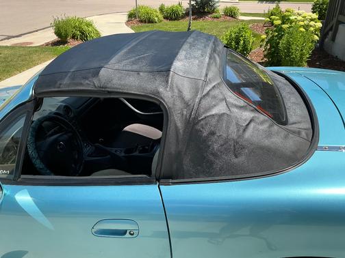 Blue 2001 Mazda MX-5 Miata Base