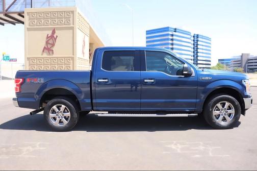 Blue 2018 Ford F-150 XLT