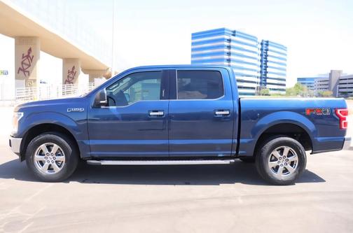 Blue 2018 Ford F-150 XLT