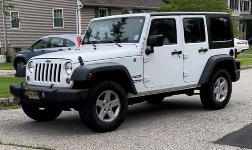 White 2017 Jeep Wrangler Unlimited Sport