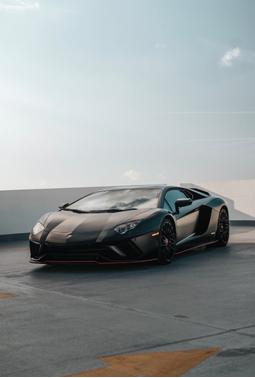 Black 2018 Lamborghini Aventador S Base