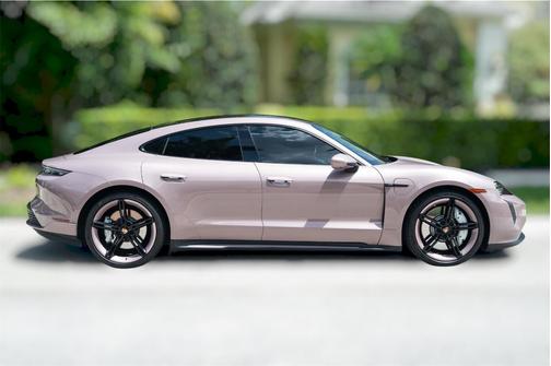 Pink 2021 Porsche Taycan Taycan