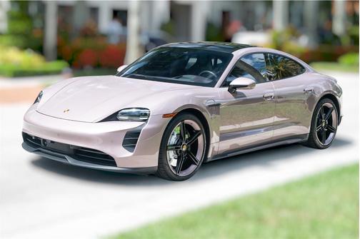 Pink 2021 Porsche Taycan Taycan