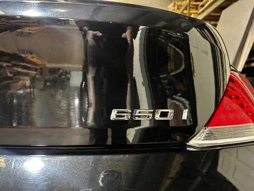 Black 2006 BMW 650 i