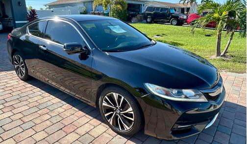 Black 2017 Honda Accord EX-L