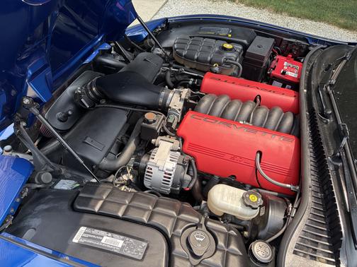 Blue 2003 Chevrolet Corvette Z06