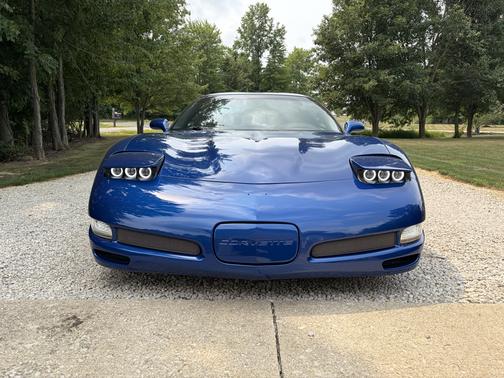 Blue 2003 Chevrolet Corvette Z06