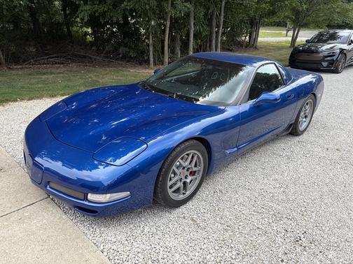 Blue 2003 Chevrolet Corvette Z06