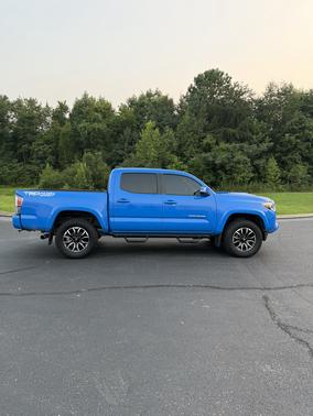 Blue 2021 Toyota Tacoma TRD Sport