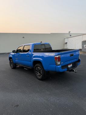 Blue 2021 Toyota Tacoma TRD Sport
