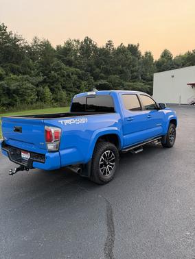 Blue 2021 Toyota Tacoma TRD Sport