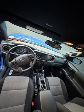 Blue 2021 Toyota Tacoma TRD Sport