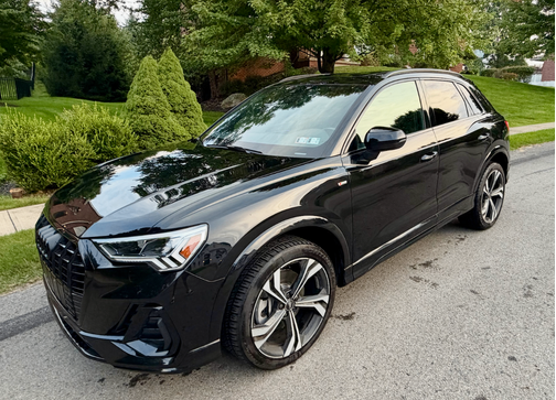 Black 2023 Audi Q3 45 S line Premium Plus