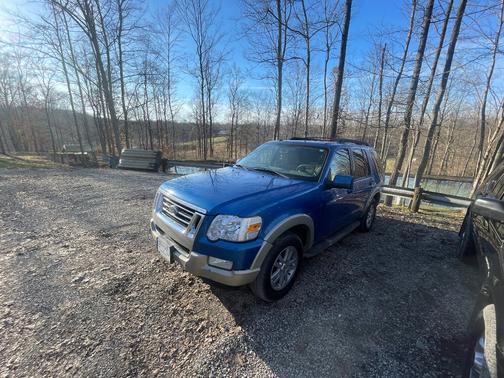 Blue 2010 Ford Explorer Eddie Bauer