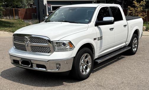 White 2017 RAM 1500 Laramie