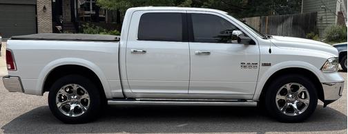 White 2017 RAM 1500 Laramie