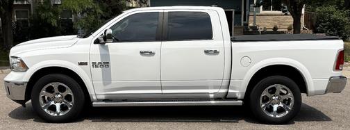 White 2017 RAM 1500 Laramie