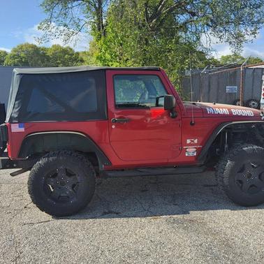 Red 2008 Jeep Wrangler X