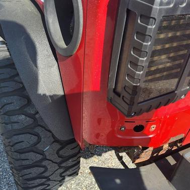 Red 2008 Jeep Wrangler X