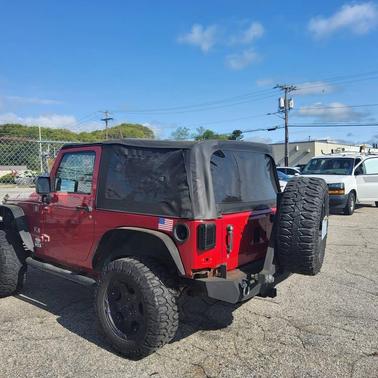 Red 2008 Jeep Wrangler X