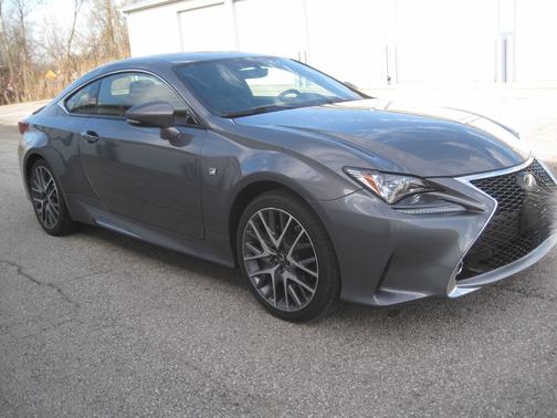Gray 2015 Lexus RC 350 Base