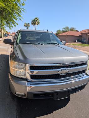 Silver 2008 Chevrolet Silverado 1500 LT1 Extended Cab