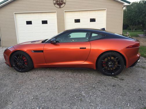 Orange 2015 Jaguar F-TYPE R