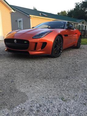 Orange 2015 Jaguar F-TYPE R