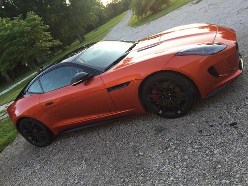 Orange 2015 Jaguar F-TYPE R
