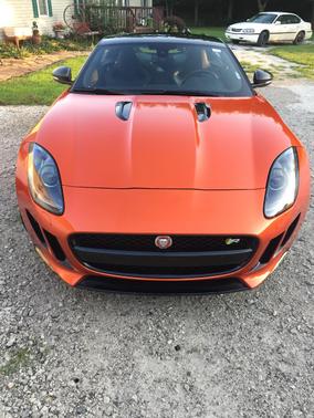 Orange 2015 Jaguar F-TYPE R