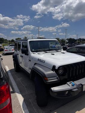 White 2023 Jeep Wrangler 4xe Base