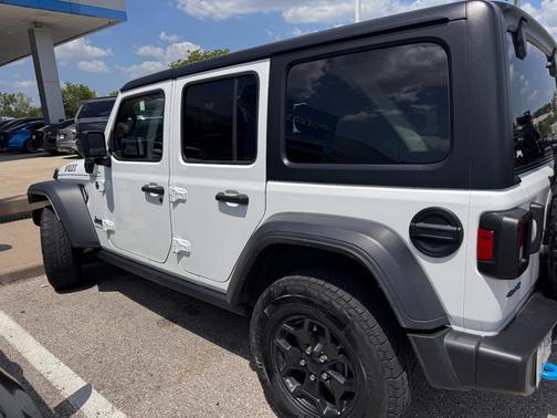 White 2023 Jeep Wrangler 4xe Base