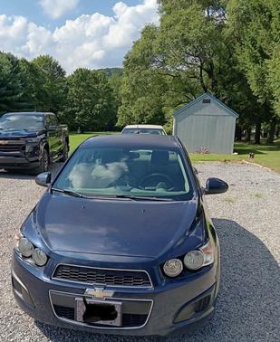 Blue 2015 Chevrolet Sonic LS